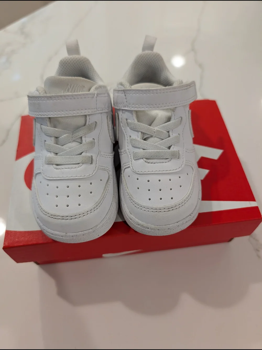 Nike White Toddler Court Borough Low Recraft Sneaker 6c